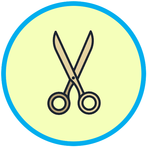 Scissors Button